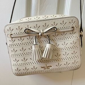 Kate Spade white camera bag